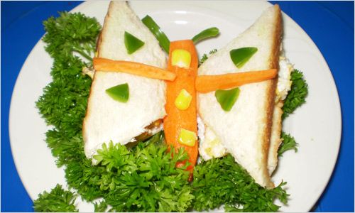 trójkąty бутерброды 