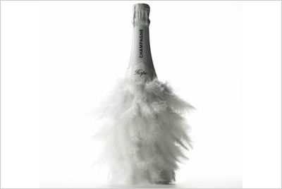dekorasjon шампанского на новый год
