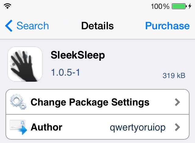 Administrer iPhone без прикосновений с помощью твика SleekSleep