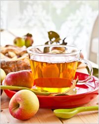 Herbata с яблоками
